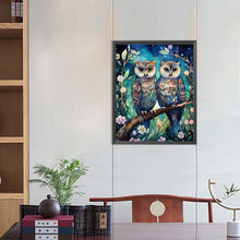 Load image into Gallery viewer, Diamond Painting - Full Round - forest owl (40*50CM)

