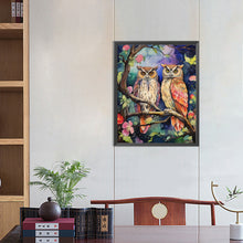 Load image into Gallery viewer, Diamond Painting - Full Round - forest owl (40*50CM)
