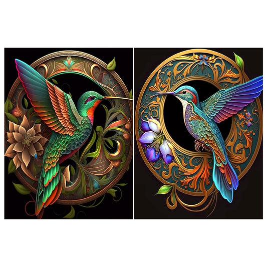 2pcs Diamond Painting Set - hummingbird (30*40CM)
