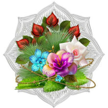 Load image into Gallery viewer, 4pcs Diamond Painting Set - mandala bouquet (30*30CM)
