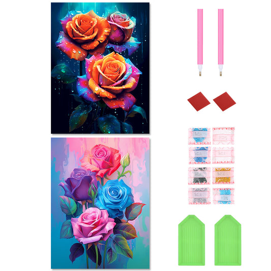 2pcs Diamond Painting Set - roses (30*40CM)