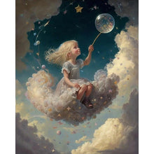 Load image into Gallery viewer, 2pcs Diamond Painting Set - girl on clouds (40*50CM)
