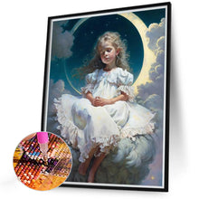 Load image into Gallery viewer, 2pcs Diamond Painting Set - girl on clouds (40*50CM)
