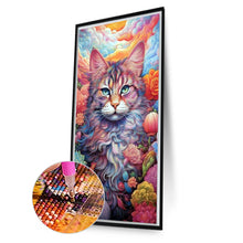Load image into Gallery viewer, AB Diamond Painting - Full Round - cat cat (40*70CM)
