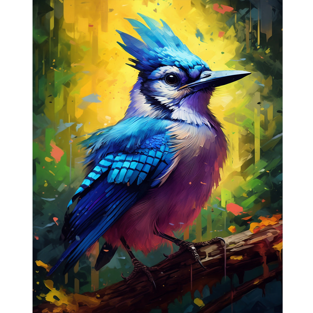 Diamond Painting - Full Round - bluebird (40*50CM)