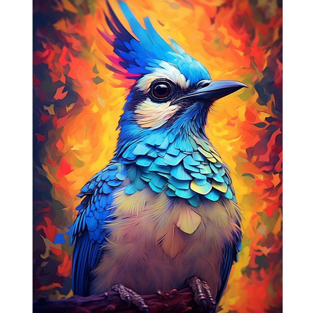 Diamond Painting - Full Round - bluebird (40*50CM)