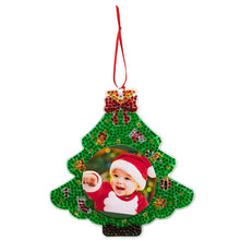 Load image into Gallery viewer, 4PCS Photo Frame Christmas Photo Frame Hanging Diamond Painting Xmas Photo Frame
