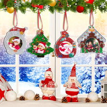 Load image into Gallery viewer, 4PCS Photo Frame Christmas Photo Frame Hanging Diamond Painting Xmas Photo Frame
