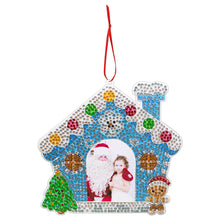 Load image into Gallery viewer, 4PCS Photo Frame Christmas Photo Frame Hanging Diamond Painting Xmas Photo Frame

