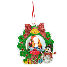 Load image into Gallery viewer, 4PCS Photo Frame Christmas Photo Frame Hanging Diamond Painting Xmas Photo Frame
