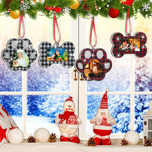 Load image into Gallery viewer, 4PCS Photo Frame Christmas Photo Frame Hanging Diamond Painting Xmas Photo Frame
