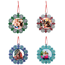 Load image into Gallery viewer, 4PCS Photo Frame Christmas Photo Frame Hanging Diamond Painting Xmas Photo Frame
