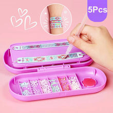 Load image into Gallery viewer, 5PCS Colorful Jewelry Arts Craft Multicolor Resin Diamond Jewelry Craft Bracelet
