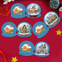 Load image into Gallery viewer, 5/6/8/10/12PCS Special Shape DIY Diamond Painting Card Xmas Tree Xmas Atmosphere
