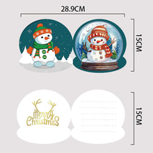 Load image into Gallery viewer, 5/6/8/10/12PCS Special Shape DIY Diamond Painting Card Xmas Tree Xmas Atmosphere
