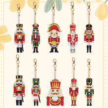 Load image into Gallery viewer, 10PCS Diamond Art Keyring Special Shape Double Sided Diamond Painting Keychain
