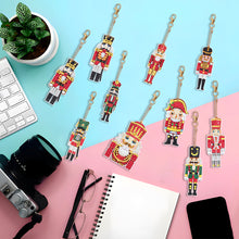 Load image into Gallery viewer, 10PCS Diamond Art Keyring Special Shape Double Sided Diamond Painting Keychain
