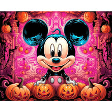 Load image into Gallery viewer, Diamond Painting - Full Round - halloween mickey mouse (50*40CM)
