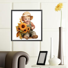 Load image into Gallery viewer, Diamond Painting - Full Round - harvest farm kids (40*40CM)
