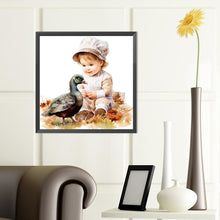 Load image into Gallery viewer, Diamond Painting - Full Round - harvest farm kids (40*40CM)

