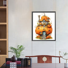 Load image into Gallery viewer, Diamond Painting - Full Round - pumpkin house (40*50CM)
