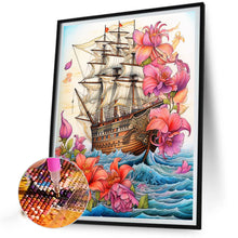 Load image into Gallery viewer, Diamond Painting - Full Round - sailboat (40*50CM)
