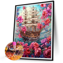 Load image into Gallery viewer, Diamond Painting - Full Round - sailboat (40*50CM)
