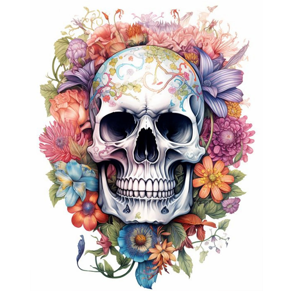 Diamond Painting - Full Round - skull (40*50CM)