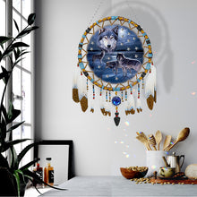 Load image into Gallery viewer, Special Shape 5D Diamond Painting Wolf Diamond Painting Dream Catcher for Adults
