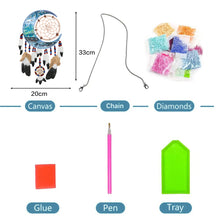 Load image into Gallery viewer, Special Shape Diamond Painting Dream Catcher for Home Wall Decor (#7)
