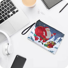 Load image into Gallery viewer, Christmas Special Shape Diamond Art Clutch Bag Snowman Diamond Makeup Bag Santa
