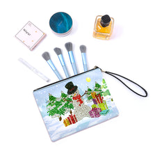 Load image into Gallery viewer, Christmas Special Shape Diamond Art Clutch Bag Snowman Diamond Makeup Bag Santa
