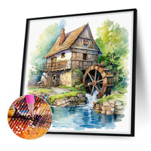 Load image into Gallery viewer, Diamond Painting - Full Round - house by the river (40*40CM)
