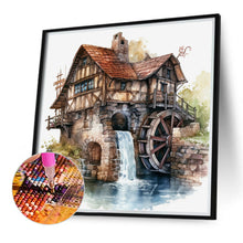 Load image into Gallery viewer, Diamond Painting - Full Round - house by the river (40*40CM)

