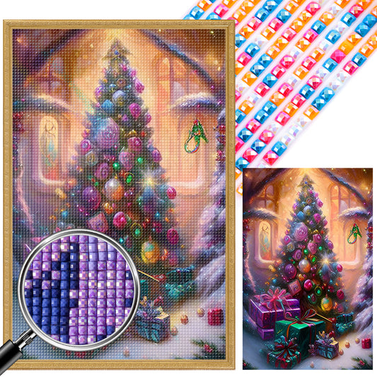 AB Diamond Painting - Full Square - christmas tree (45*70CM)