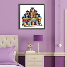 Load image into Gallery viewer, Diamond Painting - Partial Special Shaped - Christmas cottage (40*40CM)
