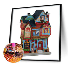 Load image into Gallery viewer, Diamond Painting - Partial Special Shaped - Christmas cottage (40*40CM)
