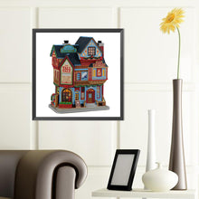 Load image into Gallery viewer, Diamond Painting - Partial Special Shaped - Christmas cottage (40*40CM)
