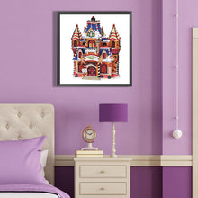 Load image into Gallery viewer, Diamond Painting - Partial Special Shaped - Christmas cottage (40*40CM)
