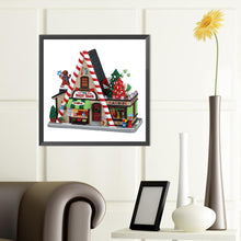 Load image into Gallery viewer, Diamond Painting - Partial Special Shaped - Christmas cottage (40*40CM)
