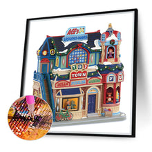 Load image into Gallery viewer, Diamond Painting - Partial Special Shaped - Christmas cottage (40*40CM)
