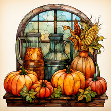 Load image into Gallery viewer, Diamond Painting - Full Round - pumpkin turkey (40*40CM)
