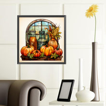 Load image into Gallery viewer, Diamond Painting - Full Round - pumpkin turkey (40*40CM)
