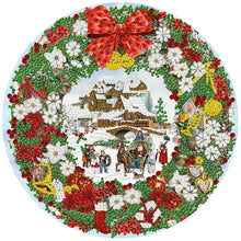 Load image into Gallery viewer, Diamond Painting - Partial Special Shaped - Christmas wreath (30*30CM)

