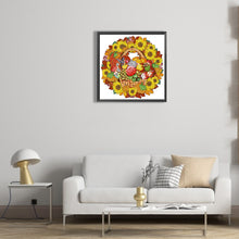 Load image into Gallery viewer, Diamond Painting - Partial Special Shaped - sunflower wreath (30*30CM)
