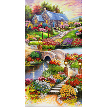 Load image into Gallery viewer, Diamond Painting - Partial Special Shaped - country style (45*85CM)
