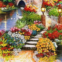 Load image into Gallery viewer, Diamond Painting - Partial Special Shaped - country style (45*85CM)

