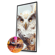 Load image into Gallery viewer, AB Diamond Painting - Full Round - metal owl (40*70CM)
