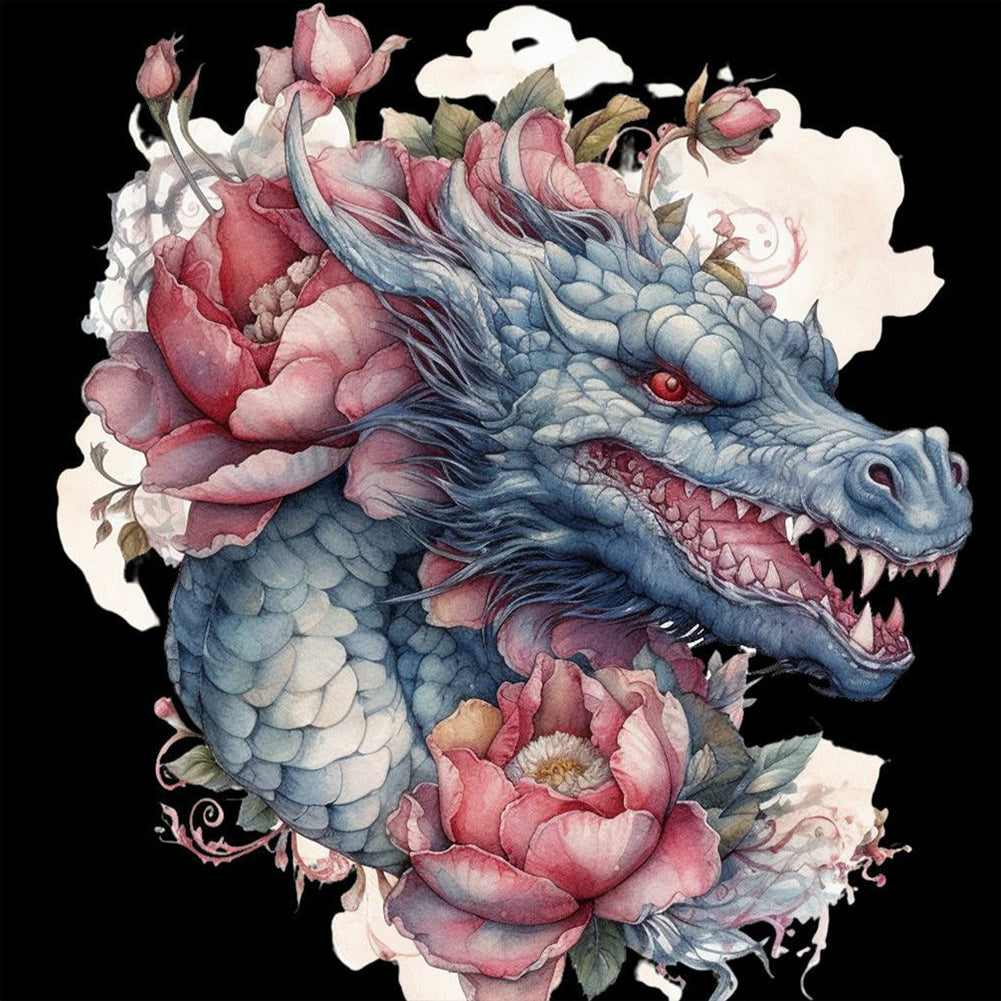 Diamond Painting - Full Round - Western Dragon (40*40CM)