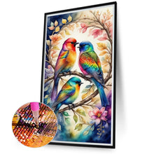 Load image into Gallery viewer, Diamond Painting - Full Round - romantic bird (40*70CM)
